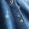 1,5–8 år | blomstret, ærmeløs denimkjole med krave