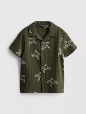 1,5–8 år | broderet skjorte