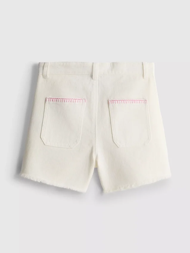 1,5–8 år | Disneys Stitch-denimshorts i kontrastfarver