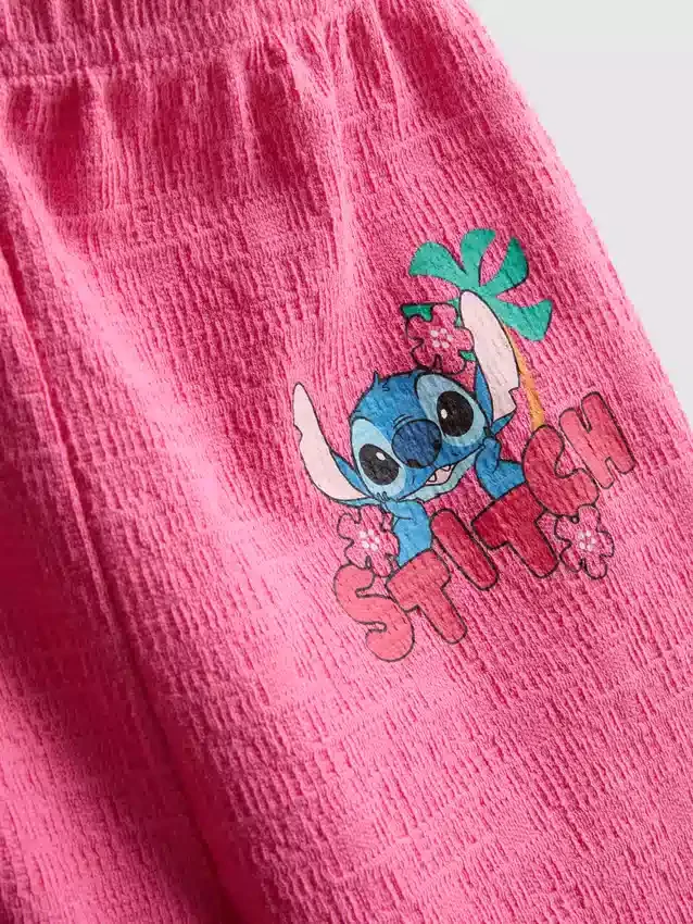 1,5–8 år | Disneys Stitch-sæt med ric-rac-top og bukser