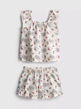 1,5–8 år | Hello Kitty-bluse og shorts-sæt