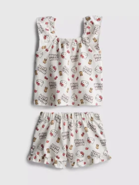 1,5–8 år | Hello Kitty-bluse og shorts-sæt