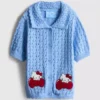 1,5–8 år | Hello Kitty-cardigan med krave og korte ærmer
