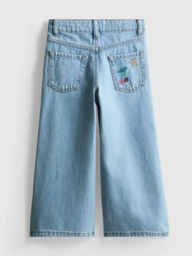 1,5–8 år | Jeans med frugtbroderi