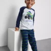 1,5–8 år | pyjamasser i fleece med dinosaur-motiv