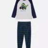1,5–8 år | pyjamasser i fleece med dinosaur-motiv