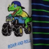 1,5–8 år | pyjamasser i fleece med dinosaur-motiv