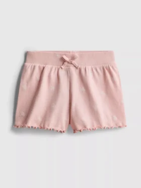 1,5–8 år | Ribbede shorts med flæsekant