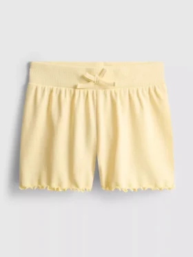 1,5–8 år | Ribbede shorts med flæsekant