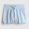 1,5–8 år | Ribbede shorts med flæsekant