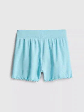 1,5–8 år | Ribbede shorts med flæsekant