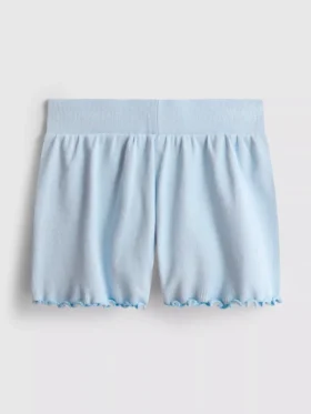 1,5–8 år | Ribbede shorts med flæsekant
