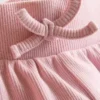 1,5–8 år | Ribbede shorts med flæsekant