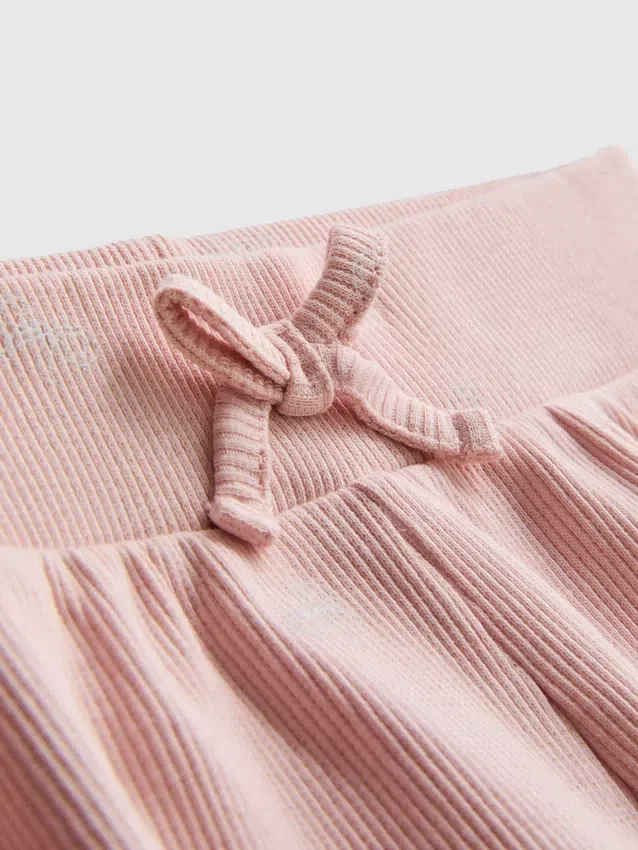 1,5–8 år | Ribbede shorts med flæsekant