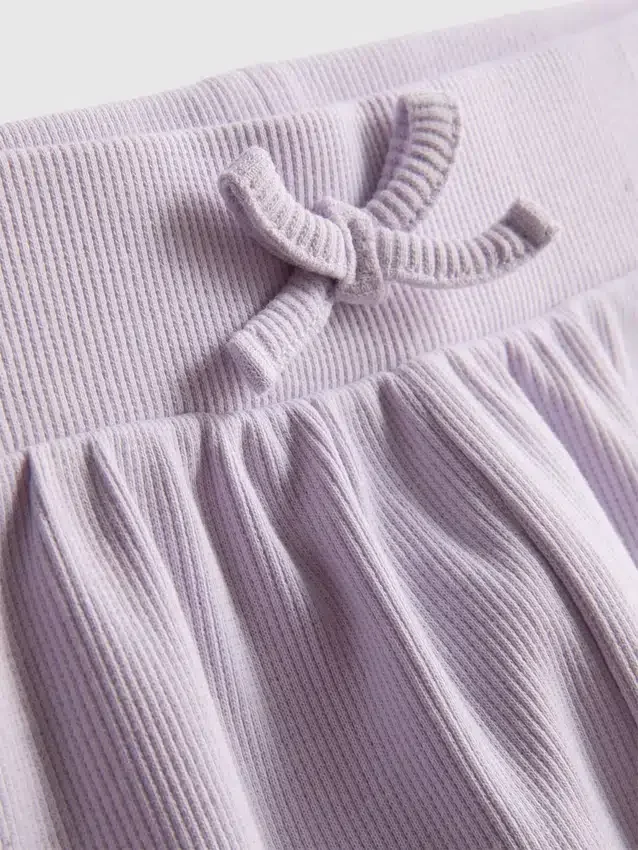 1,5–8 år | Ribbede shorts med flæsekant