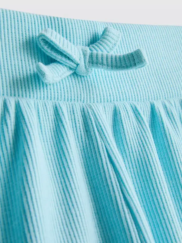 1,5–8 år | Ribbede shorts med flæsekant