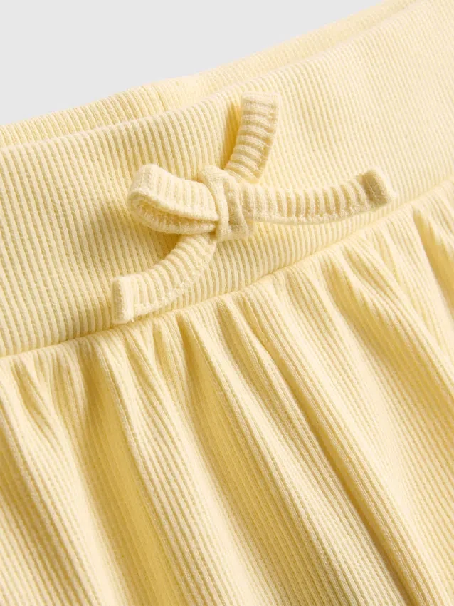 1,5–8 år | Ribbede shorts med flæsekant