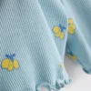 1,5–8 år | Ribbede shorts med flæsekant