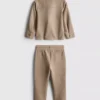 1,5–8 år | Sæt bestående af jacquard-jakke med lynlås og Joggingbukser