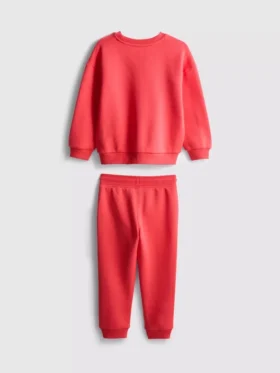 1,5–8 år | sæt bestående af sweatshirt og joggingbukser med opsmøgede ben