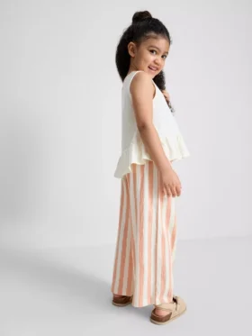 1,5–8 år | sæt med broderet peplum-top og bukser