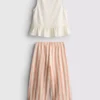 1,5–8 år | sæt med broderet peplum-top og bukser