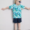 1,5–8 år | Sæt med skjorte og shorts i slub-bomuld