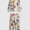 1,5–8 år | Sæt med sweatshirt og sweatbukser med dinosaur-motiv