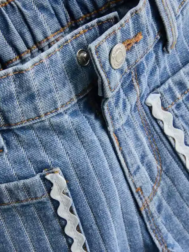 1,5–8 år | Stribede ric-rac-Jeans