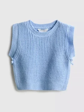1,5–8 år | strikket tanktop med sløjfe