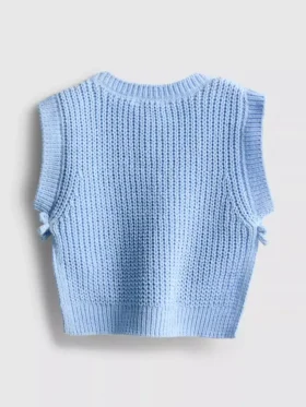 1,5–8 år | strikket tanktop med sløjfe
