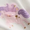 1,5–8 år | T-shirt med enhjørning-motiv og tutu-nederdel-sæt