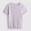 1,5–8 år | T-shirt med ribkant i lettuce-stil