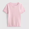 1,5–8 år | T-shirt med ribkant i lettuce-stil
