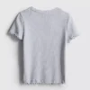 1,5–8 år | T-shirt med ribkant i lettuce-stil