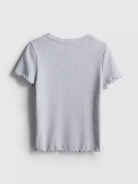 1,5–8 år | T-shirt med ribkant i lettuce-stil