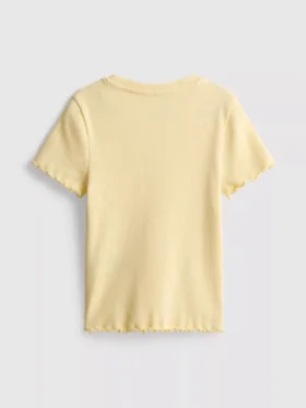 1,5–8 år | T-shirt med ribkant i lettuce-stil