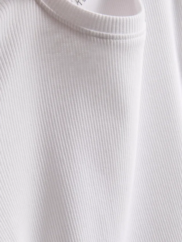 1,5–8 år | T-shirt med ribkant i lettuce-stil