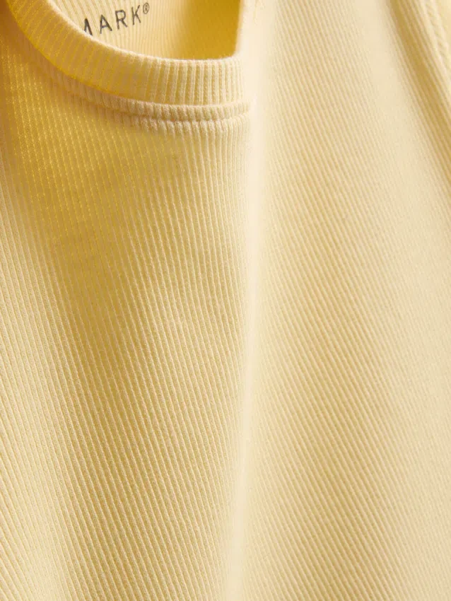1,5–8 år | T-shirt med ribkant i lettuce-stil