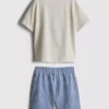 1,5–8 år | T-shirt og shorts-sæt med sardin-motiv