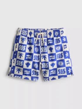 1,5–9 år | badeshorts med flisemønster