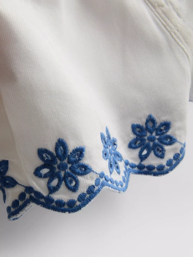 1,5–9 år | broderede denimshorts