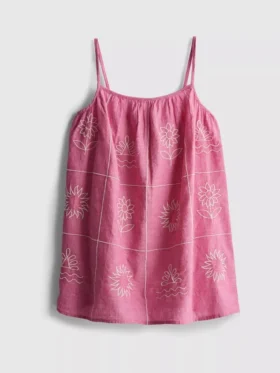 1,5–9 år | broderet cami-kjole i chambray