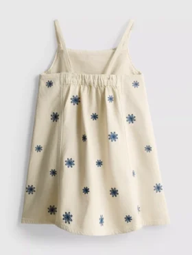 1,5–9 år | broderet denimkjole