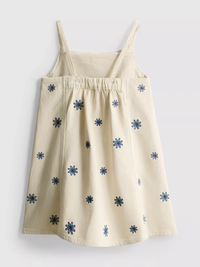 1,5–9 år | broderet denimkjole