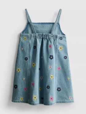 1,5–9 år | broderet denimkjole