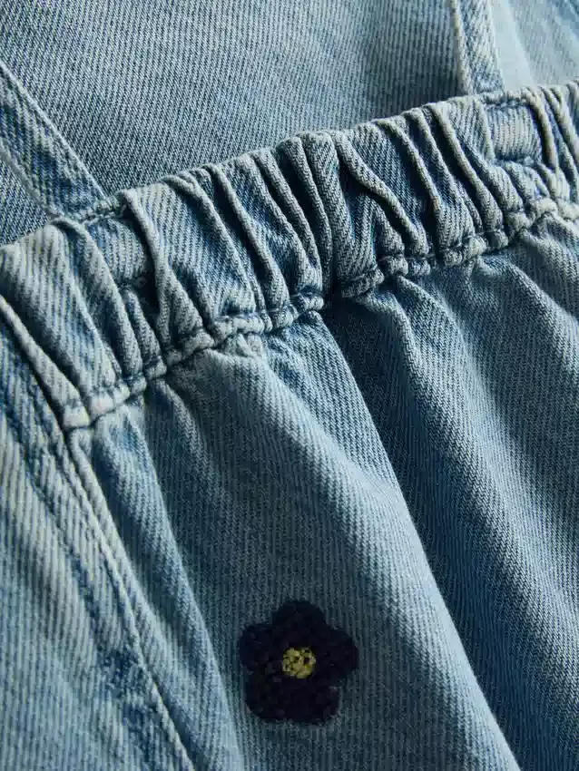 1,5–9 år | broderet denimkjole