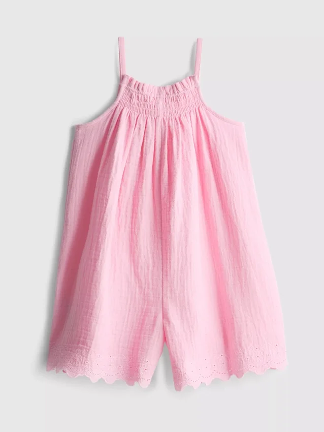 1,5–9 år | Broderet romper med bølget kant