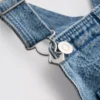 1,5–9 år | denim-overalls med sløjfe