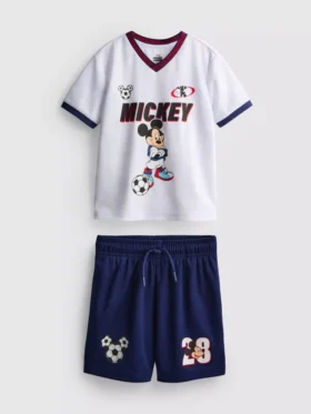 1,5–9 år | Disney Minnie Mouse fodbold-T-shirt og Shorts-sæt